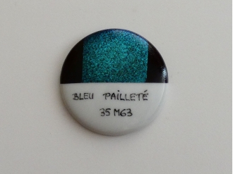 Bleu pailleté - 35M63
